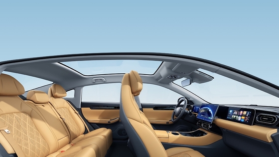 Ling Pao C01 Pure Electric Blue 316KM Battery Life -Made Extended-Range Energy Vehicle