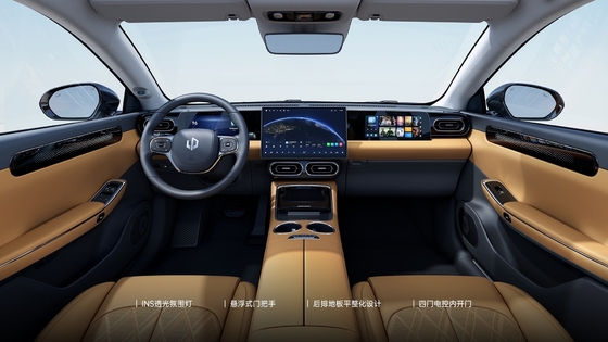Ling Pao C01 Pure Electric Blue 316KM Battery Life -Made Extended-Range Energy Vehicle