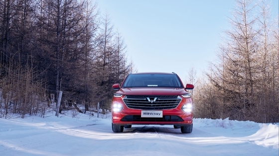 Energy Features Wuling Capgemini 5-Door Chinese Car with Large Business Space in Purple