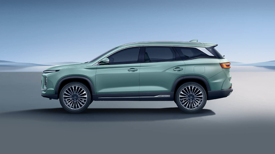 White Chery Jetour Shanhai L9 Super Hybrid SUV with 7 Seats Big Energy Vehicle SUV