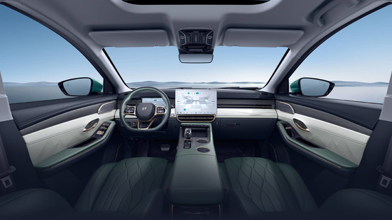 White Chery Jetour Shanhai L9 Super Hybrid SUV with 7 Seats Big Energy Vehicle SUV