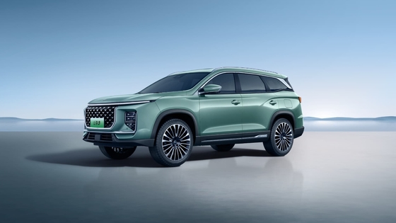 White Chery Jetour Shanhai L9 Super Hybrid SUV with 7 Seats Big Energy Vehicle SUV