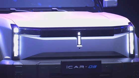 2024 Icar 03 Pure Electric Green Four-Wheel Drive Car Energy Vehicle with 501KM Range
