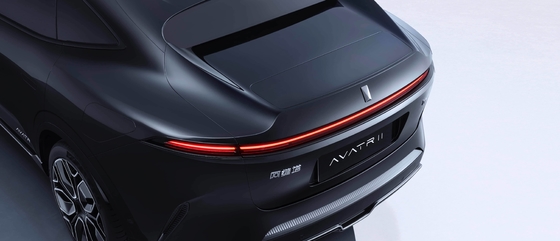 488081970*1601 Dimensions Chang An Avatar 11 90 Degree Rear Drive Smart Electric SUV