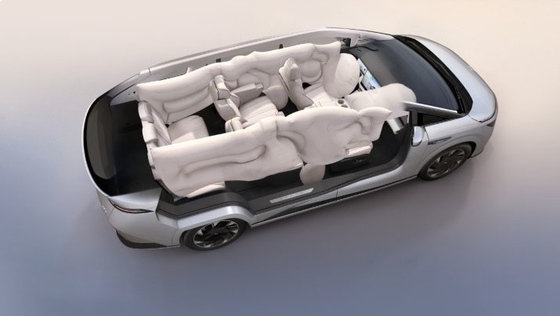 Experience the Future with XPeng X9 Super Intelligent Electric Car in Crescent Silver
