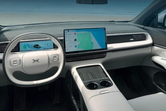 Experience the Future with XPeng X9 Super Intelligent Electric Car in Crescent Silver