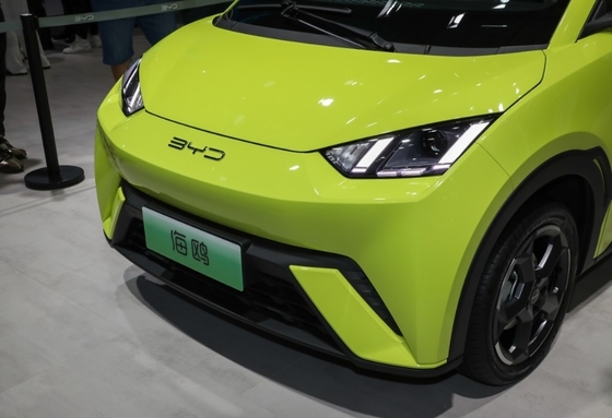 Electric Hatchback BYD Seagull 5-Door 4-Seater Electric Sprout Green Polar Night Black