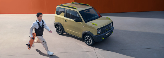 2 Seats Geely Xiong Mao QiShi Mini 2-Door EV Car with 200KM Lithium Iron Phosphate Battery
